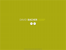 Tablet Screenshot of davidbacher.com